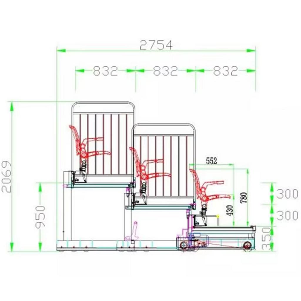 Ưu điểm nổi bật của Ghế sân khấu di động FMKD03
