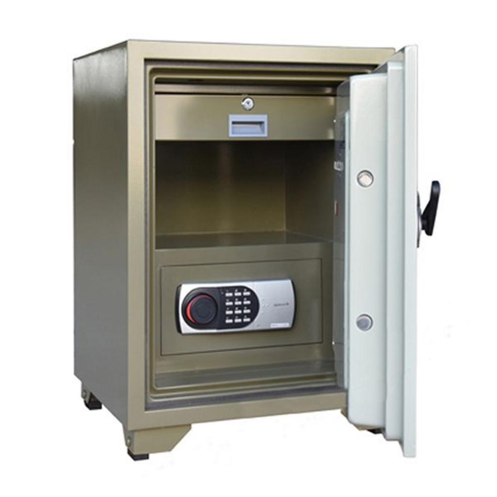 Két sắt nhập khẩu KDB111 thiết kế hiện đại màu sắc đen trắng và xanh chất liệu sắt sơn tĩnh điện