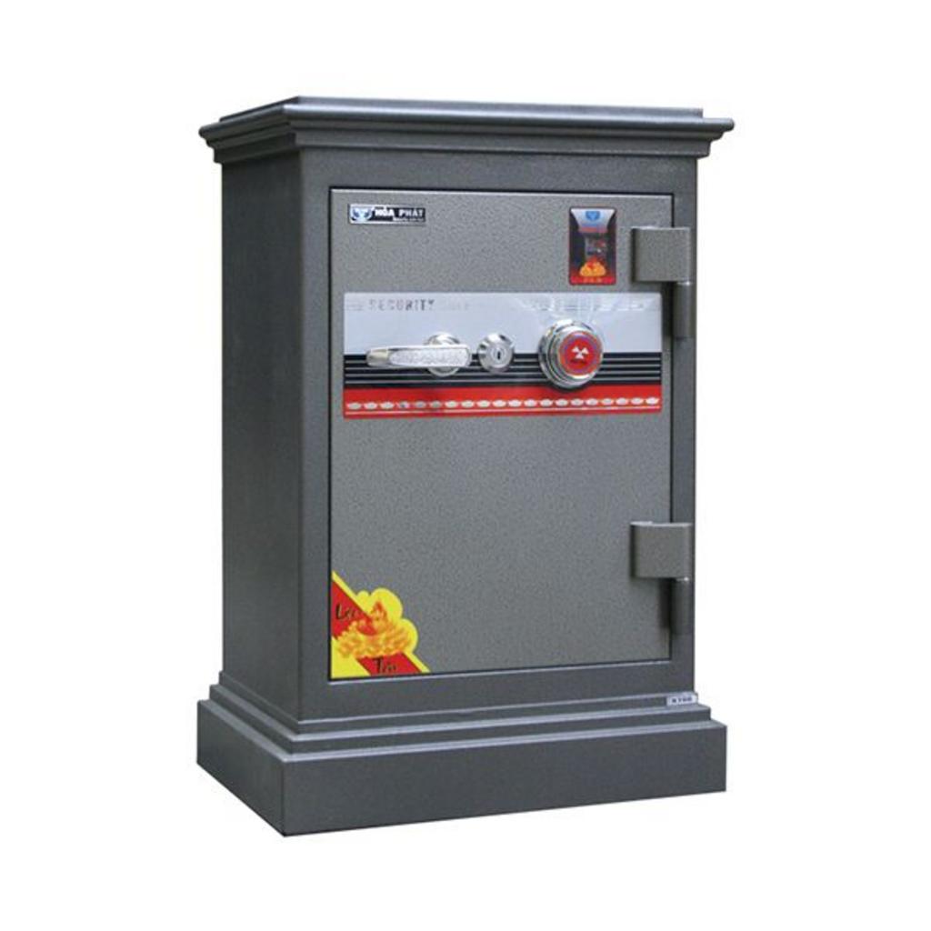 Két sắt tài lộc KT36 thiết kế đứng mở cánh cửa có khóa cơ đổi mã và ngăn kéo bên trong