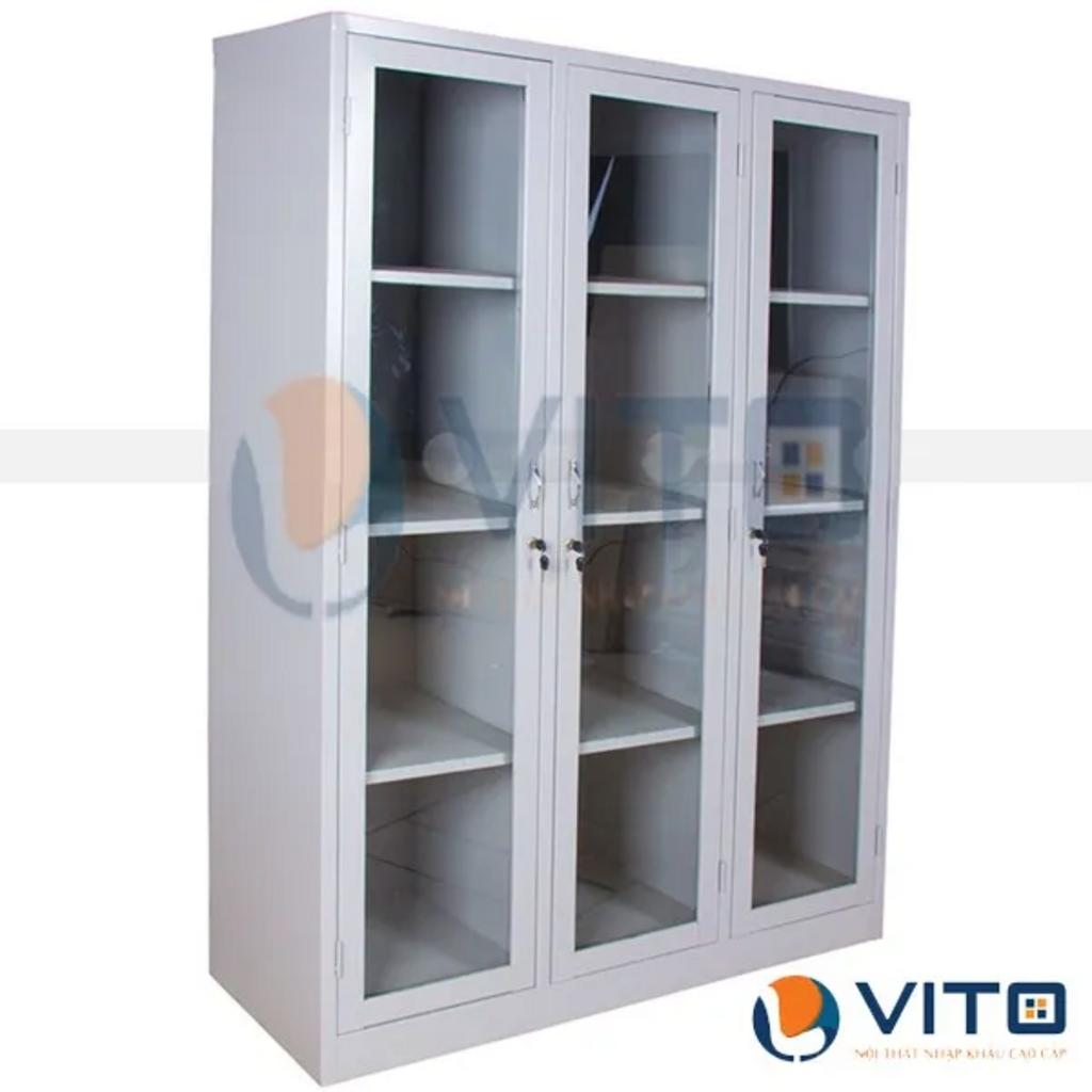 Tủ Sắt TS10 với hệ thống 18 ngăn khóa riêng, an toàn cho tài sản cá nhân.
