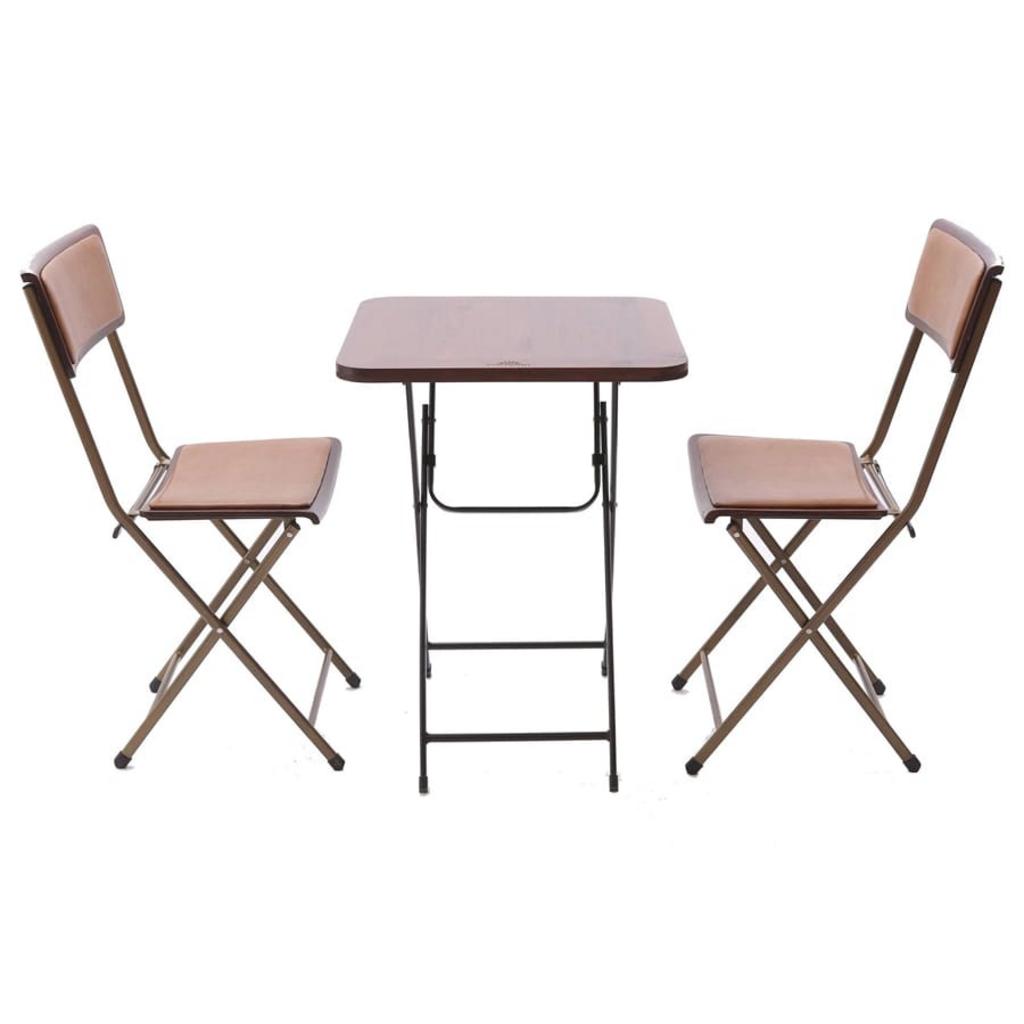 Hình ảnh tổng quan bộ bàn ghế fansipan patio đệm da, thể hiện sự sang trọng và tiện lợi.