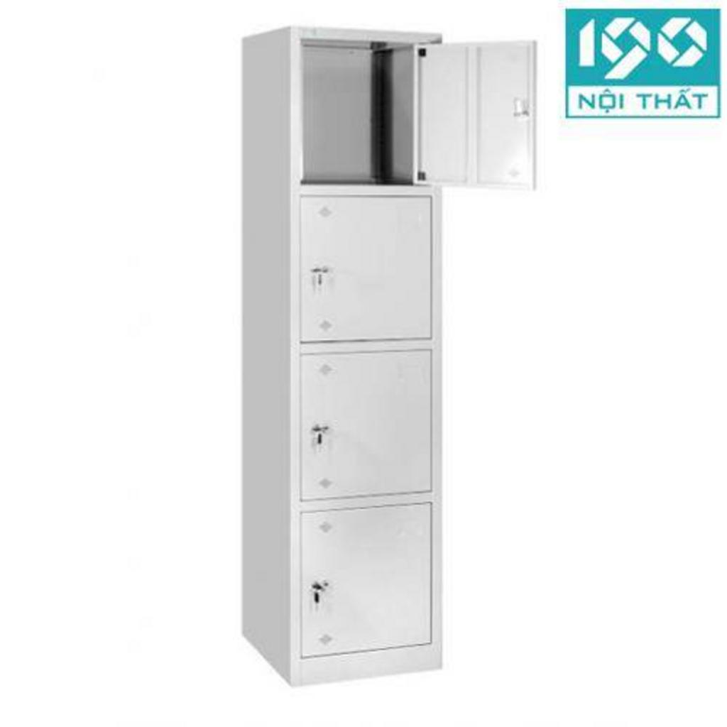 Chất liệu thép dày 0.6-0.7mm giúp tủ sắt TS13 bền chắc và an toàn.