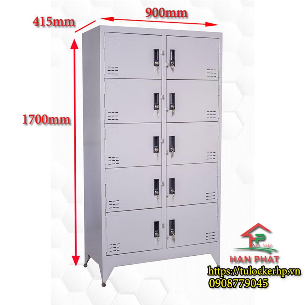 Bề mặt sơn tĩnh điện màu ghi xám — dễ lau chùi, chống gỉ hiệu quả.