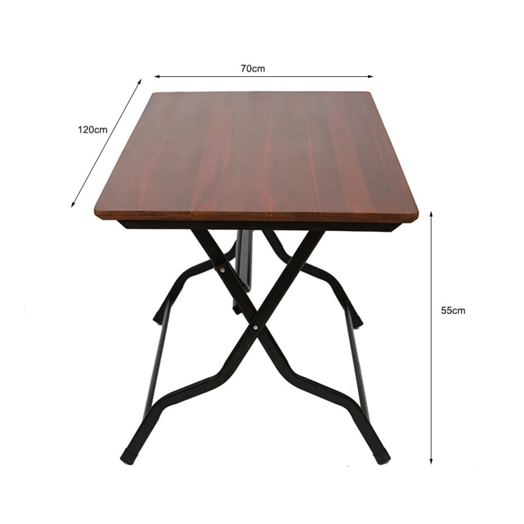 Chi tiết bề mặt gỗ Acacia tự nhiên của Bàn Fansipan quán ăn mini 01, thể hiện độ bền và thẩm mỹ cao.