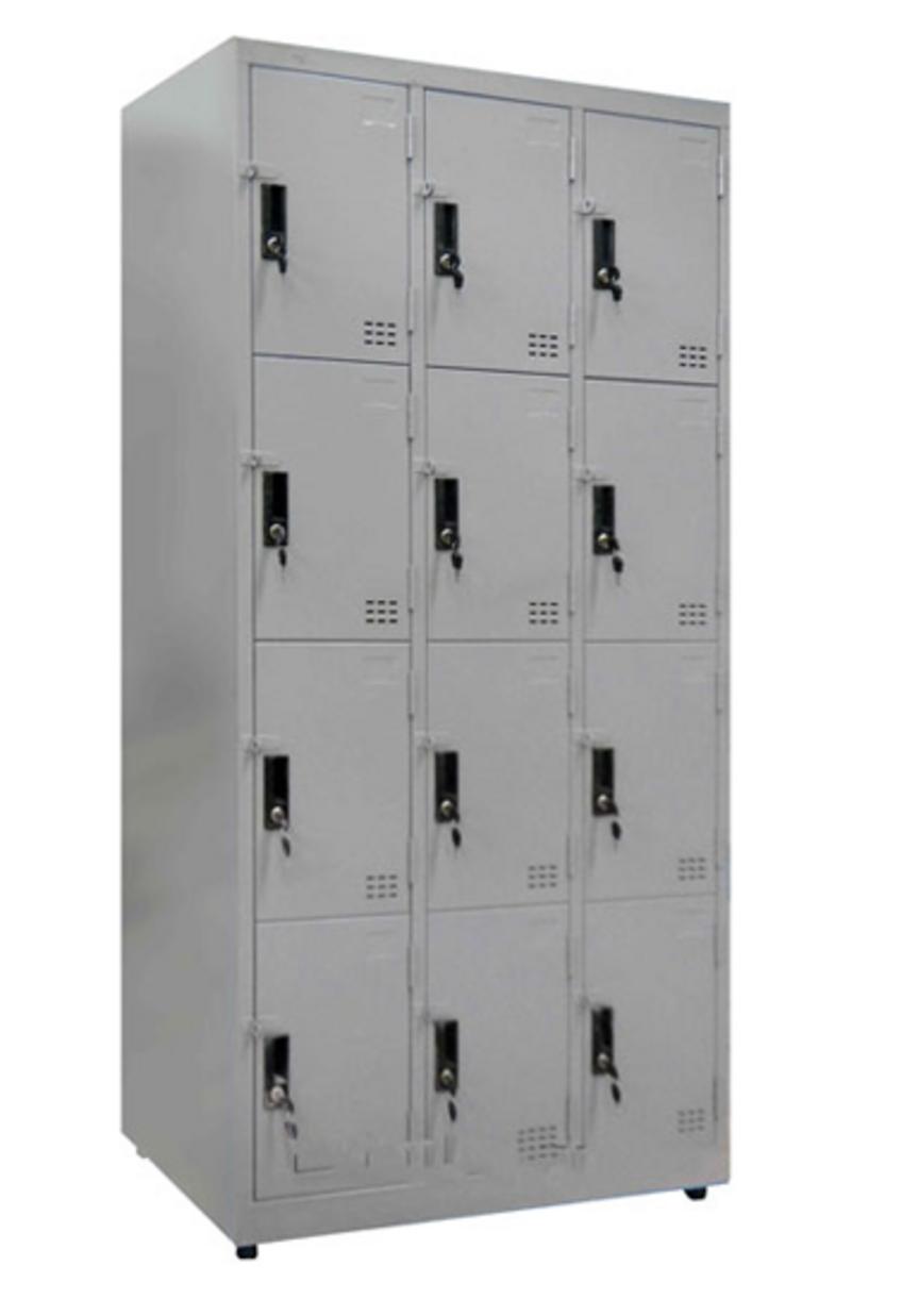 Khóa liền tay nắm kèm tai móc cho phép lắp thêm khóa móc hoặc khóa số.