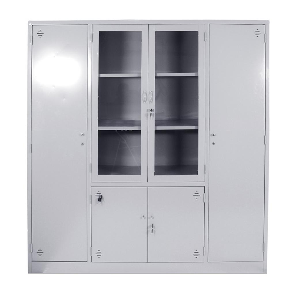 Khóa chắc chắn + tay nắm nhựa tiện dụng, an toàn cho hồ sơ quan trọng.