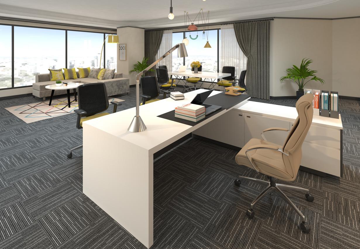 Kích thước chuẩn W2400 — gợi ý bố trí trong phòng lãnh đạo 12–18 m².