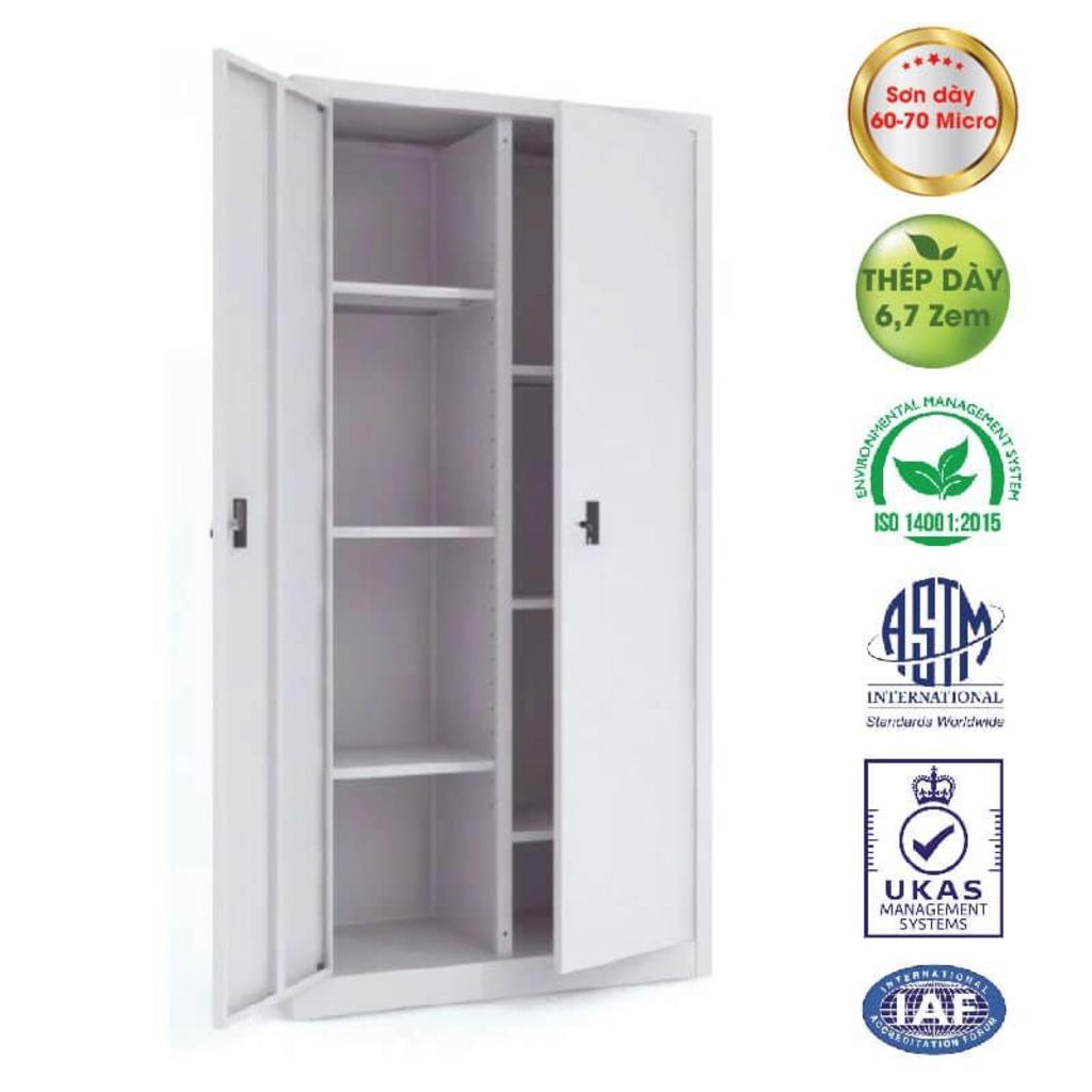 Ảnh thể hiện lớp sơn tĩnh điện màu ghi mịn màng và bền bỉ.