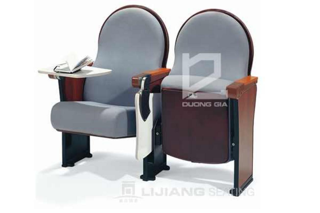 Khung thép chịu lực của Ghế hội trường P871 với lớp sơn tĩnh điện và mạ crom bền đẹp.