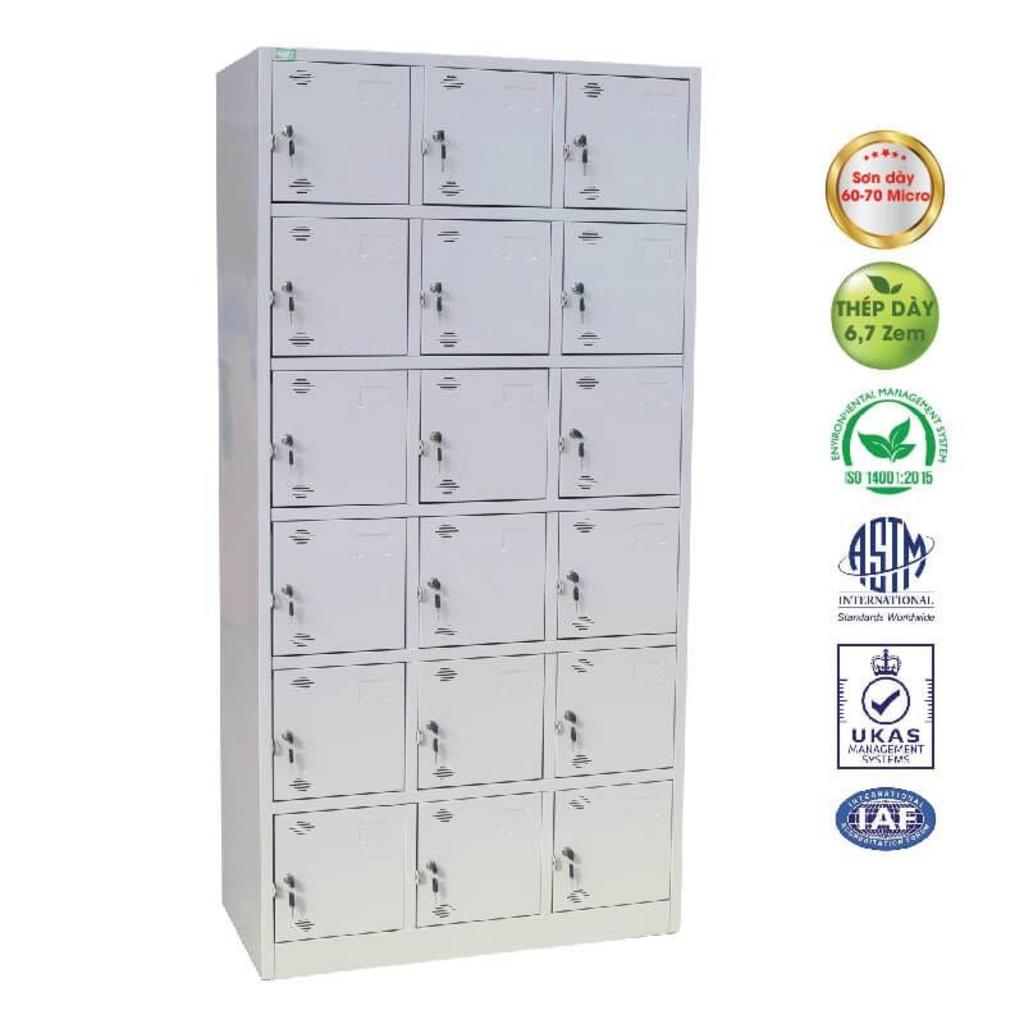 Bề mặt thép sơn tĩnh điện của Tủ Sắt TS10 đảm bảo độ bền và chống gỉ sét.