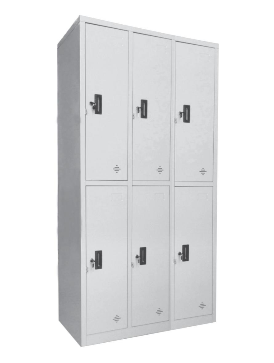 Tủ locker 6 ngăn đố nổi TDN6C3K