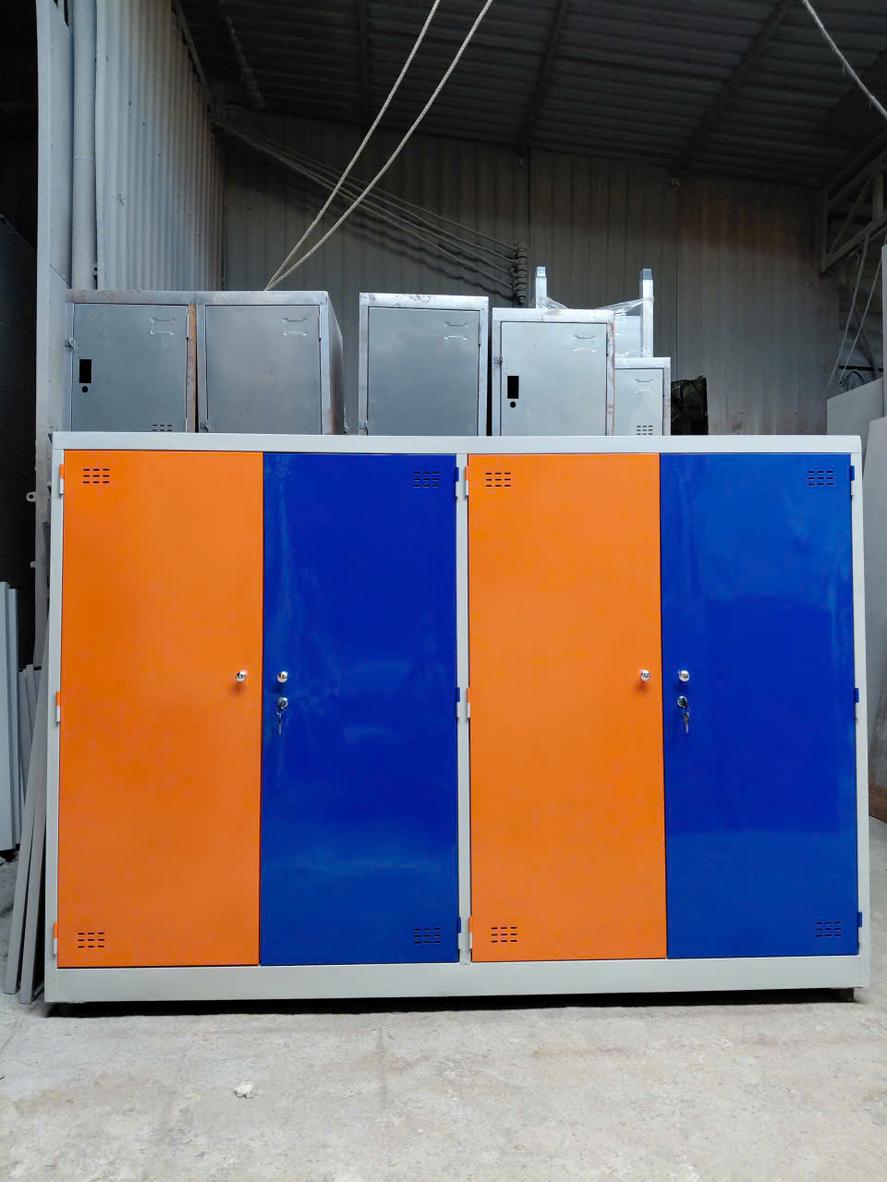 Tủ locker đựng mền gối học sinh 4 khoang