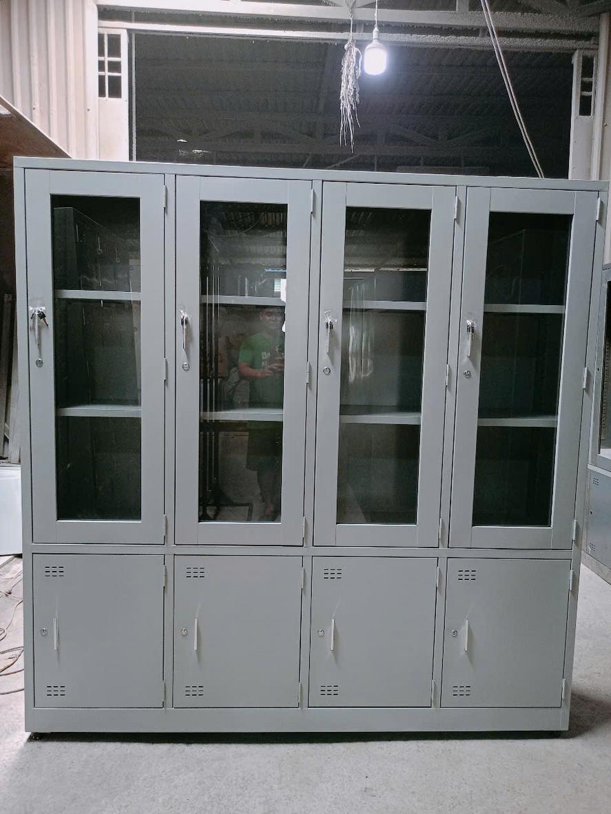 Tủ sắt hồ sơ văn phòng 4 khoang 8CM