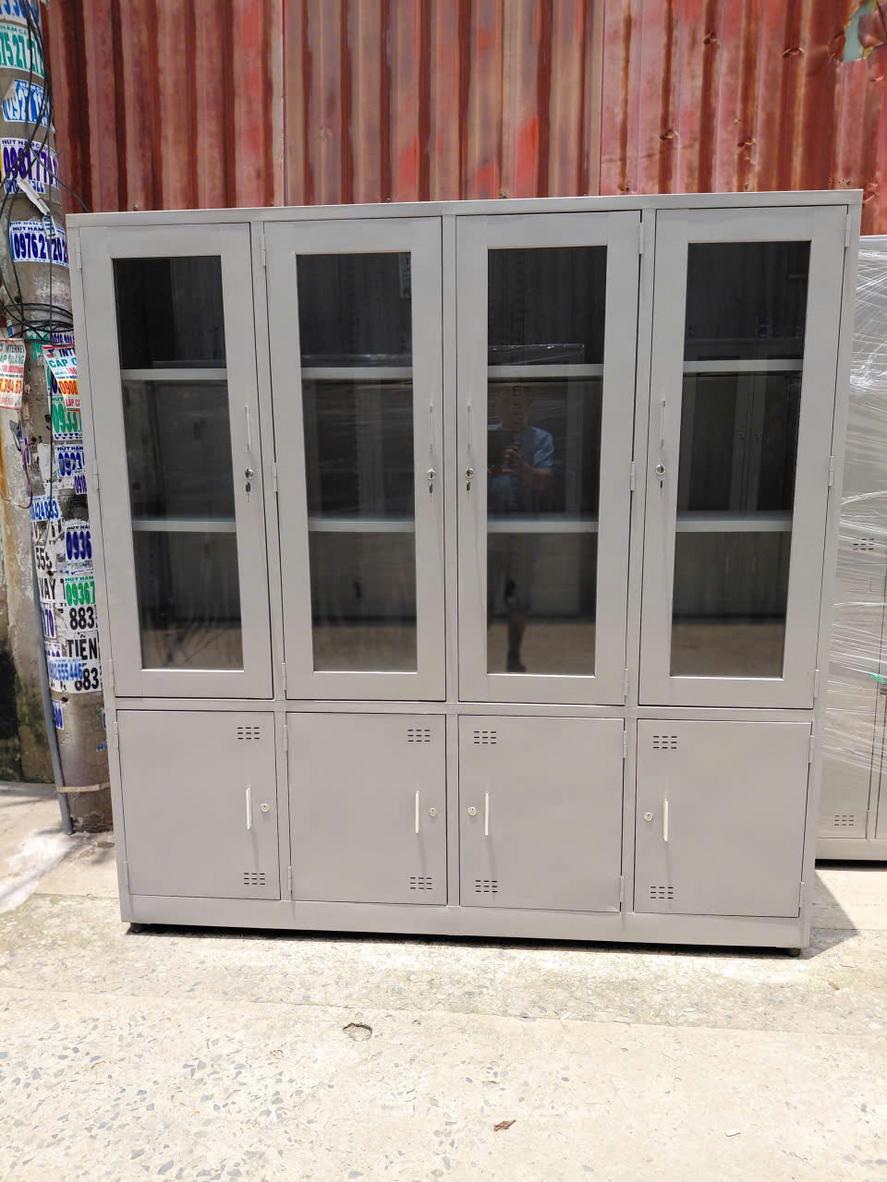 Tủ sắt hồ sơ văn phòng 4 khoang 8CMG