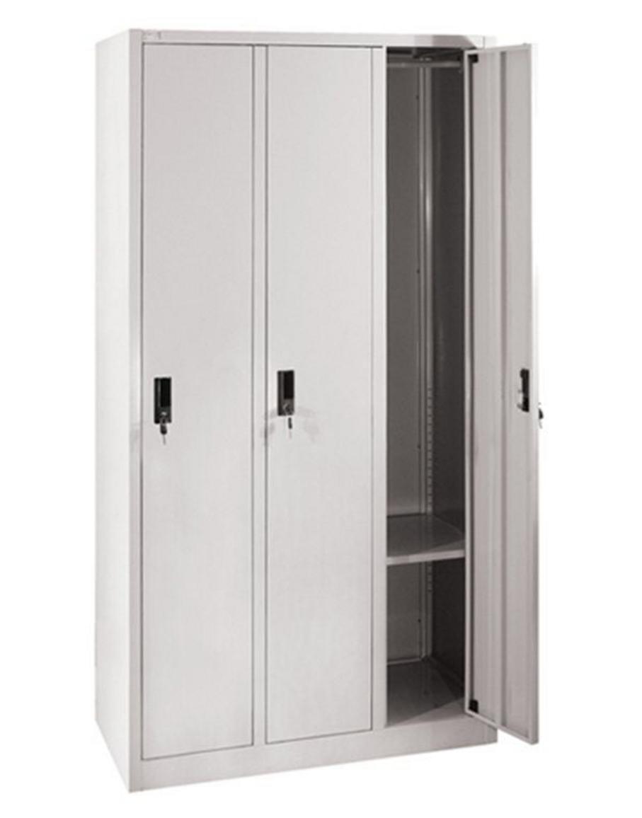 Tủ sắt TS17 với thiết kế 3 khoang tiện dụng và khóa bảo mật an toàn.