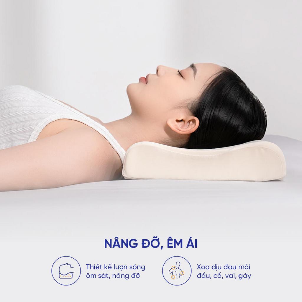 Cận cảnh cao su thiên nhiên 100%: lỗ chân lông cao su, độ đàn hồi và kết cấu kháng khuẩn.