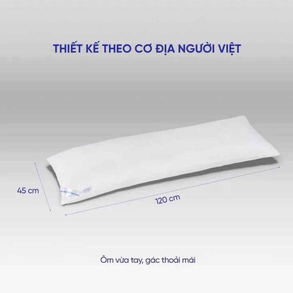 Combo Gối ôm Poppy kèm vỏ gối cooling
