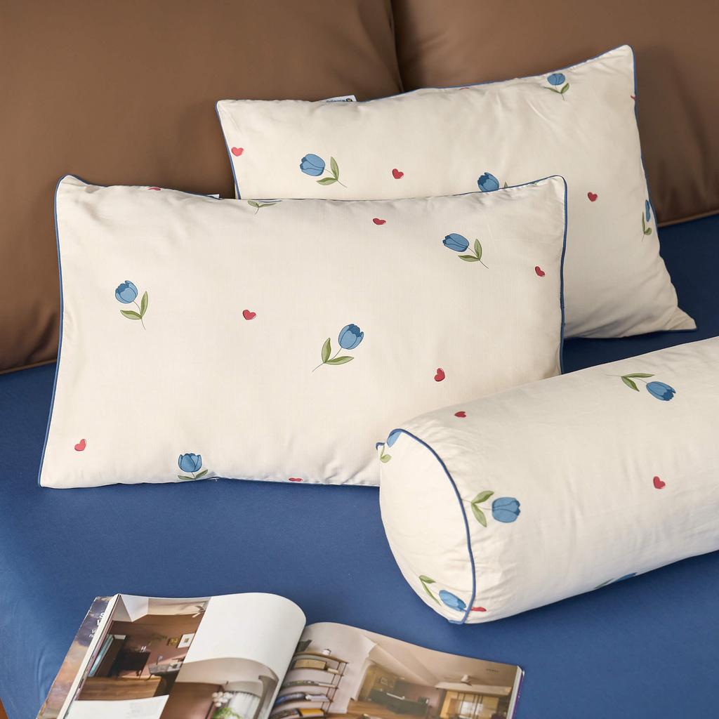 Cận cảnh sợi Cotton Select kết hợp sợi lụa — mềm mượt và thoáng khí.