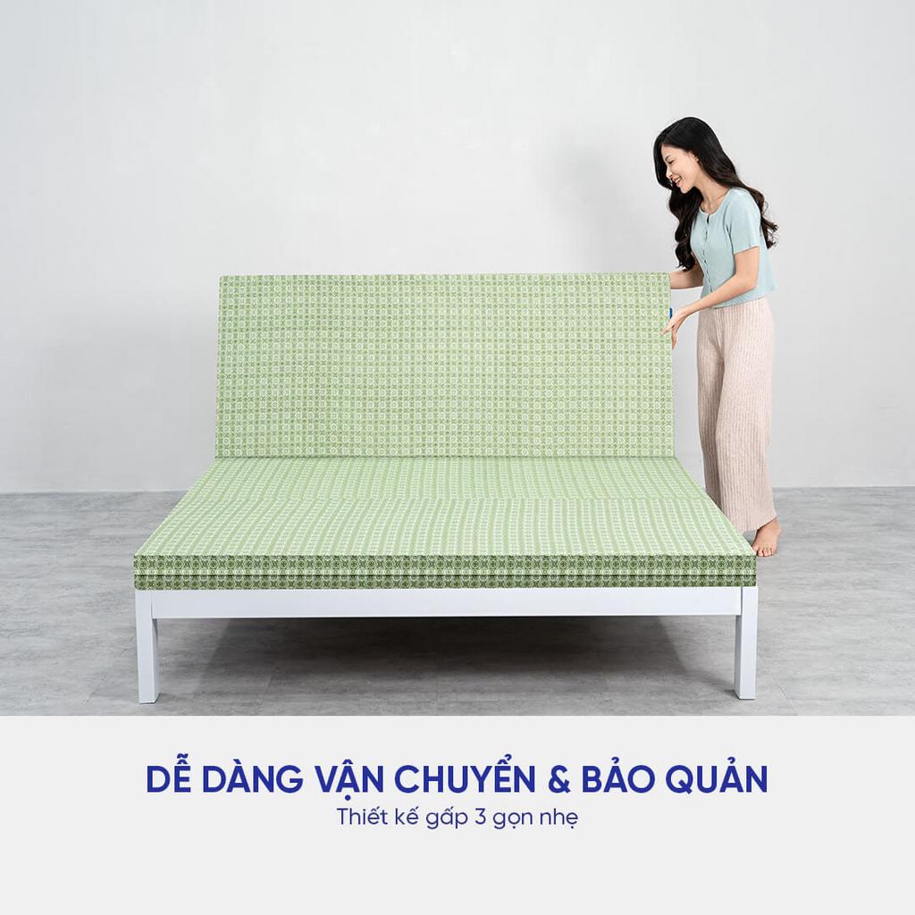 Độ cứng phù hợp giúp duy trì tư thế cột sống tự nhiên, giảm cảm giác mỏi lưng.
