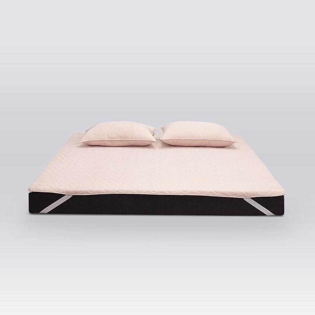 Minh họa lõi 3D và vải Mesh/Ice Silk—cấu trúc cho khả năng thoáng khí và mát tự nhiên.