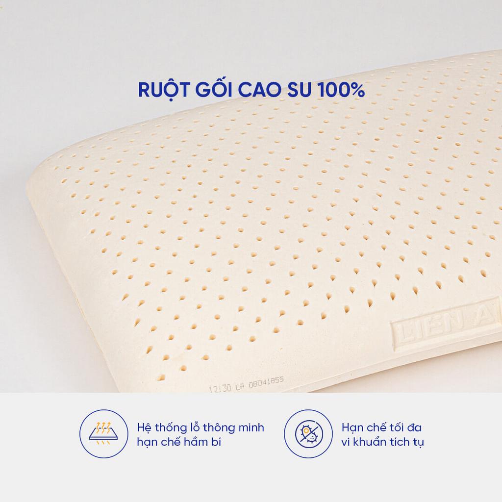 Cấu trúc: cao su thiên nhiên kết hợp than hoạt tính khử mùi, kháng khuẩn.