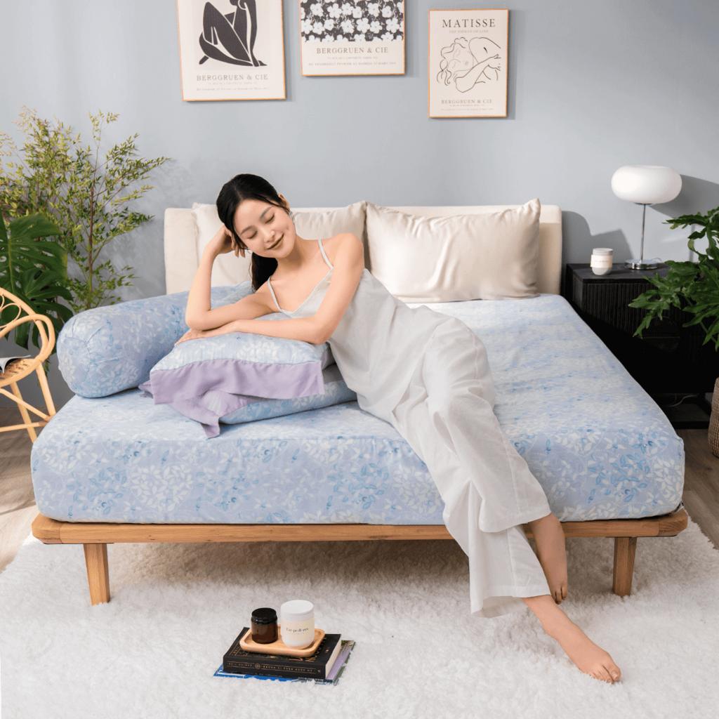 Bộ ga chun Lụa tencel cao cấp Amando Bliss 4 chi tiết mã TC006