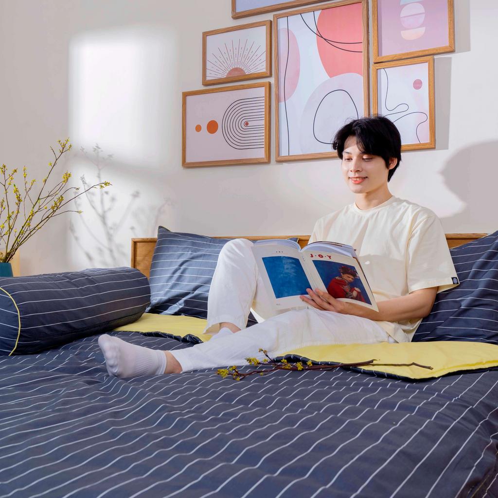 Bộ chăn ga phủ cotton Amando Dream 5 chi tiết