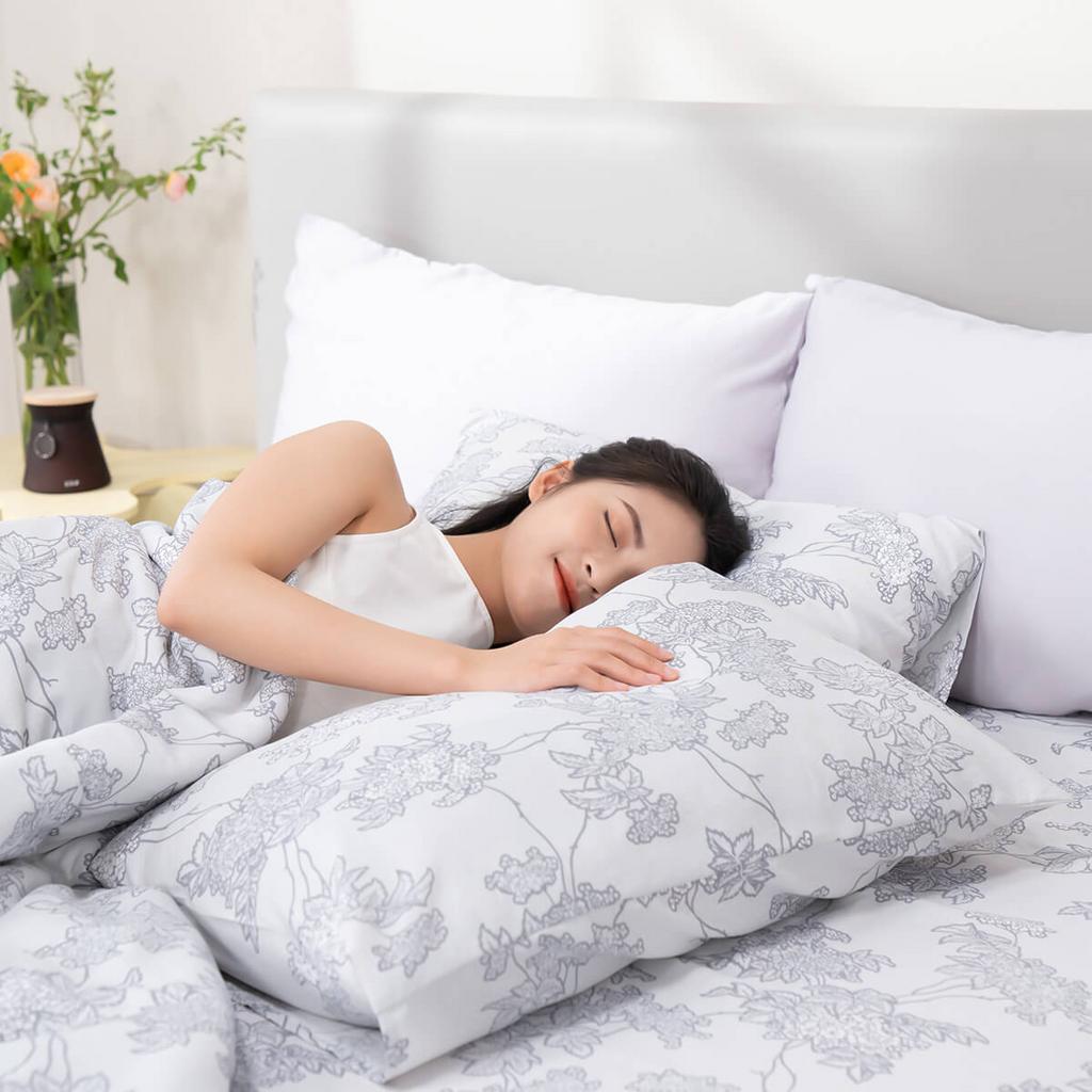 Bộ ga chun tencel Amando Celia 4 chi tiết TP007