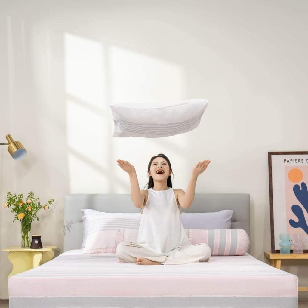 Bộ ga chun tencel Amando Celia 4 chi tiết TP003