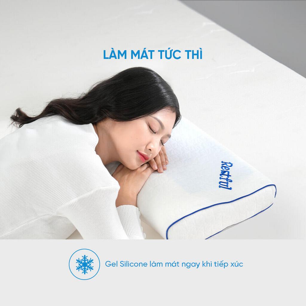 Gối foam Doona Restful công thái học giảm đau cổ vai gáy