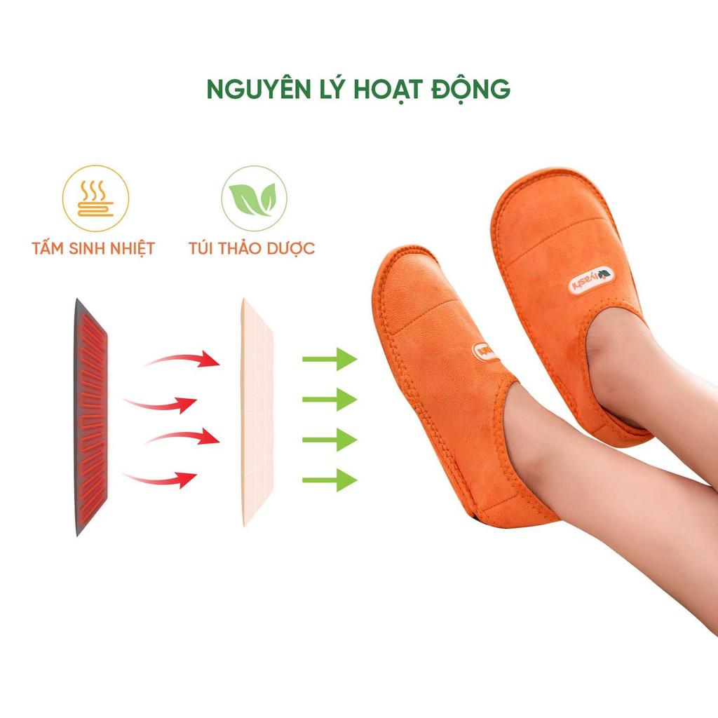 Iyashi Đai chườm thảo dược bàn chân — thư giãn, giữ ấm và giảm đau tại nhà.