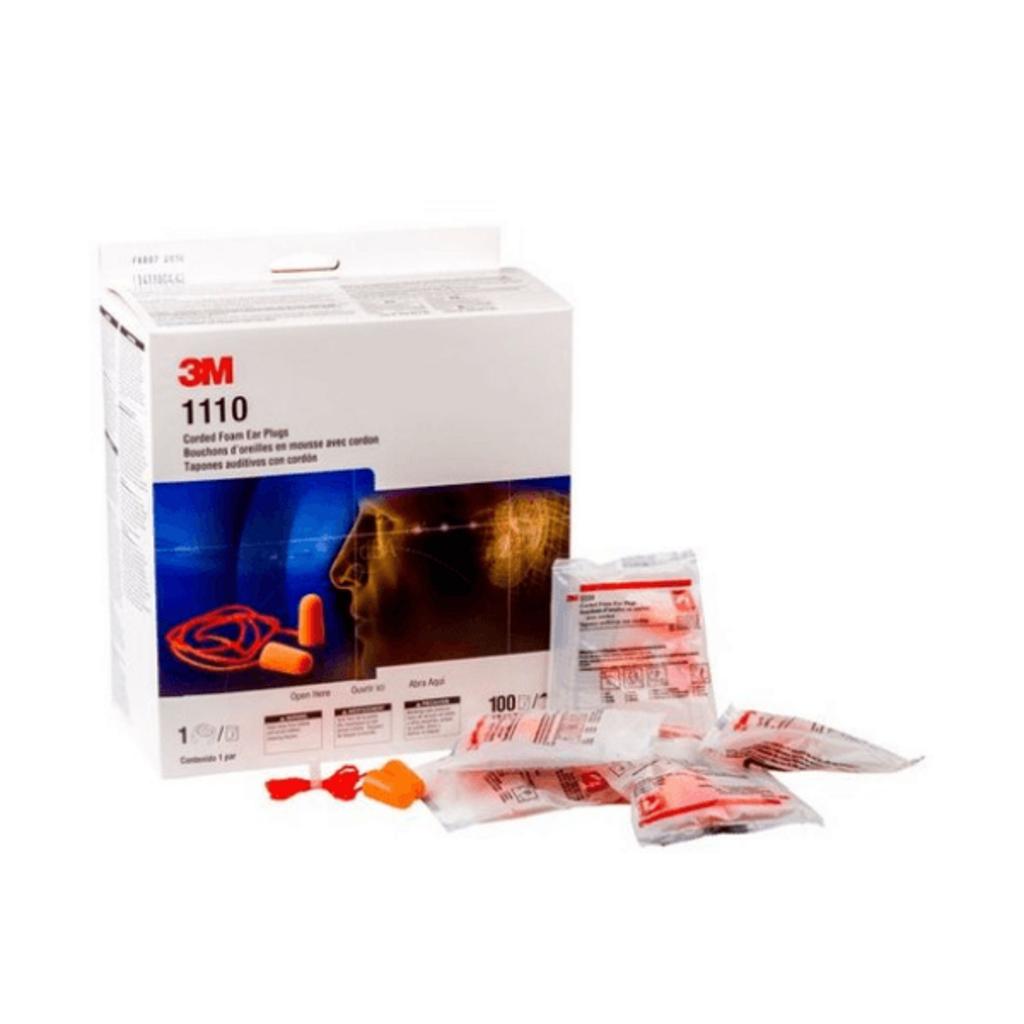 Nút bịt tai 3M 1100 — êm tai, giảm ồn hiệu quả (NRR 29 dB).