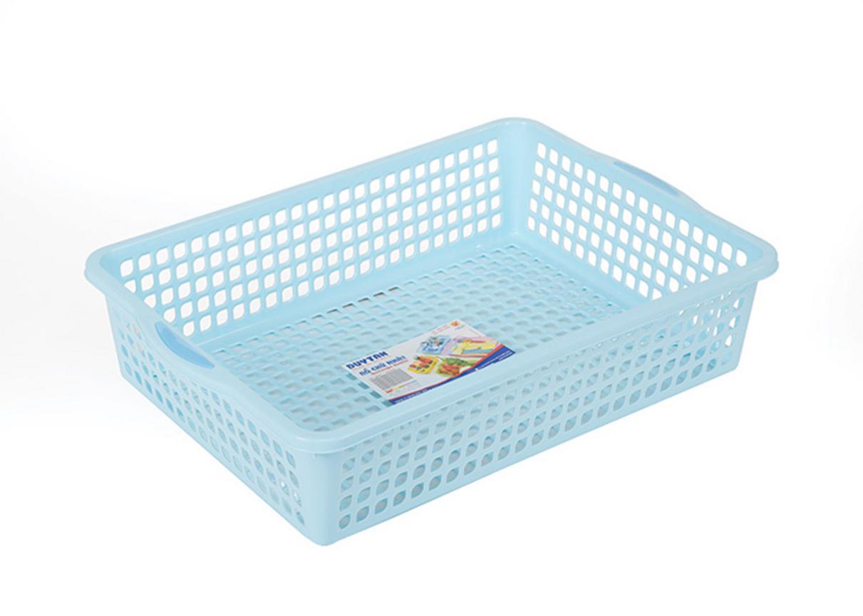 Rổ chữ nhật 3 Tấc No.R002 — nhỏ gọn, bền, dùng trong bếp và lưu trữ gia đình.