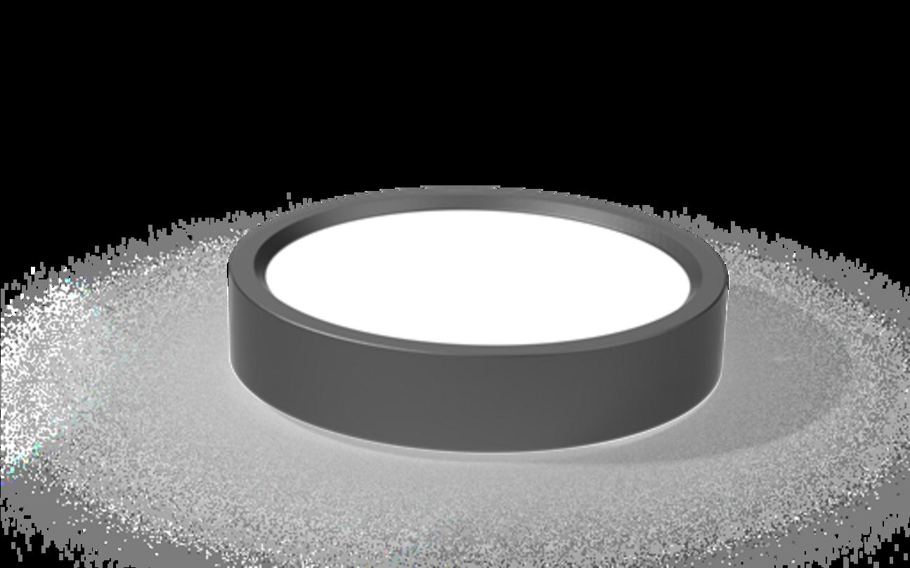 ĐÈN LED ỐP TRẦN TRÒN ĐEN SUNHOUSE SHE-TD-18W-ST