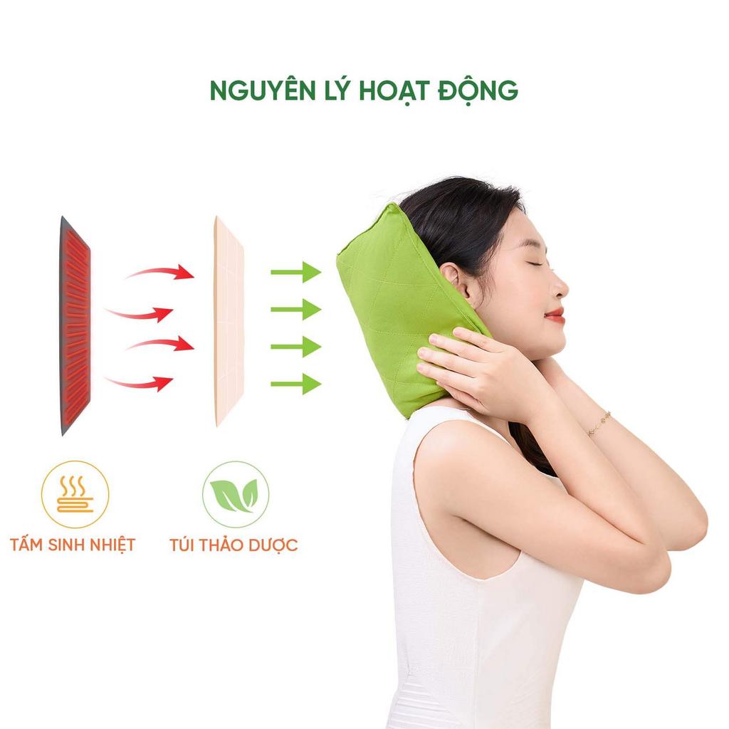Iyashi Gối chườm thảo dược đa năng — giảm đau, thư giãn, dùng được nhiều vùng.