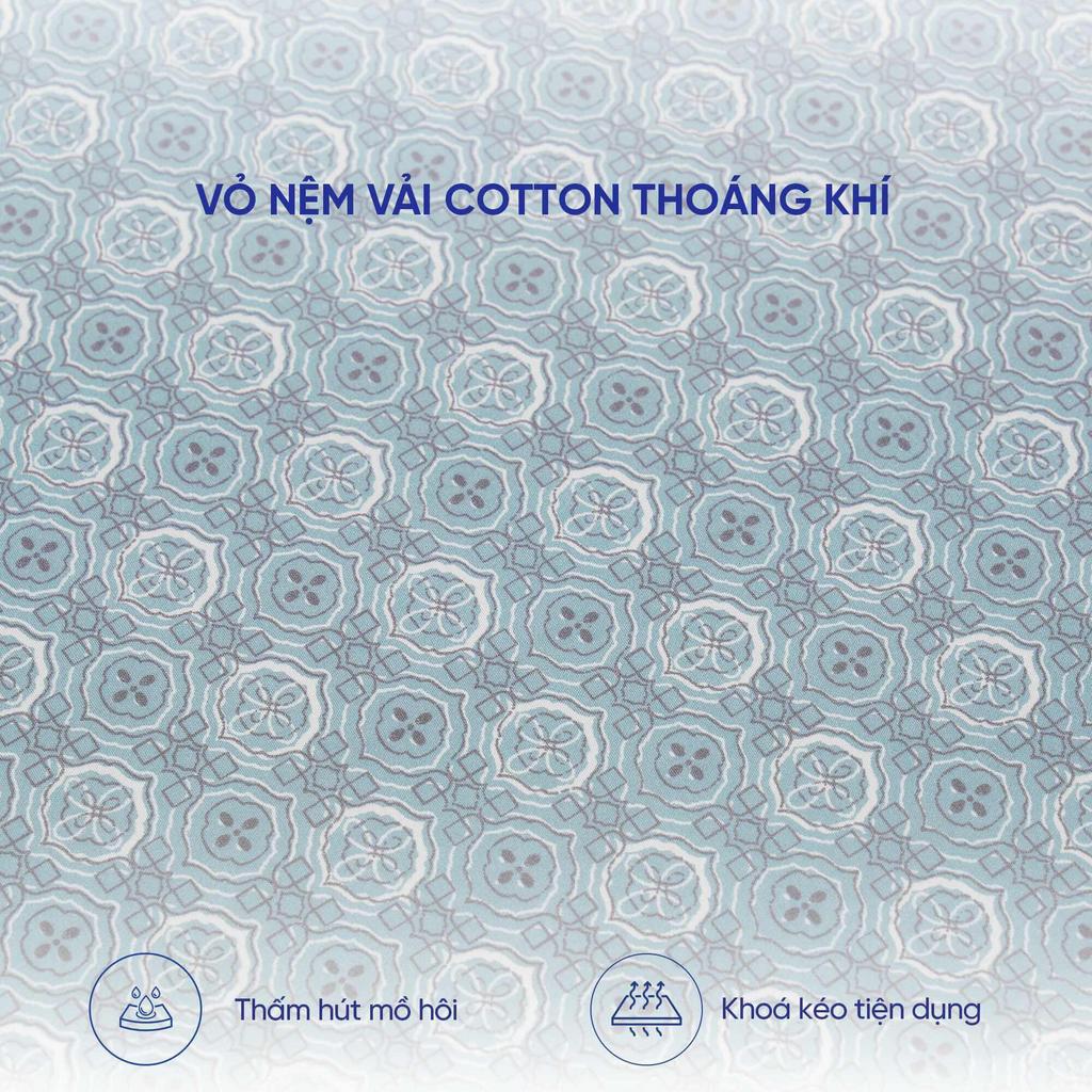 Lõi polyester nén chắc cho lực nâng đồng đều, bảo vệ cột sống.