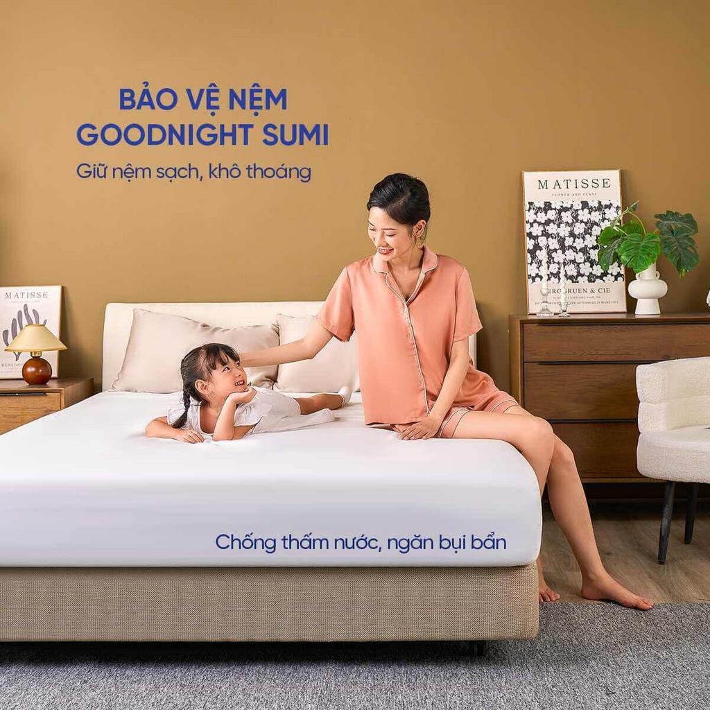 Cận cảnh lớp màng TPU chống thấm giúp bảo vệ nệm khỏi mọi vết ướt.
