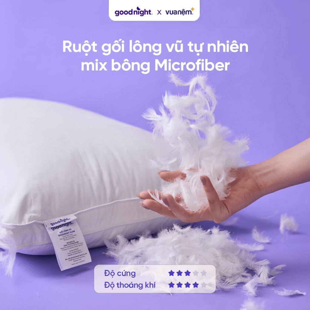 Gối lông vũ tự nhiên Goodnight Flow