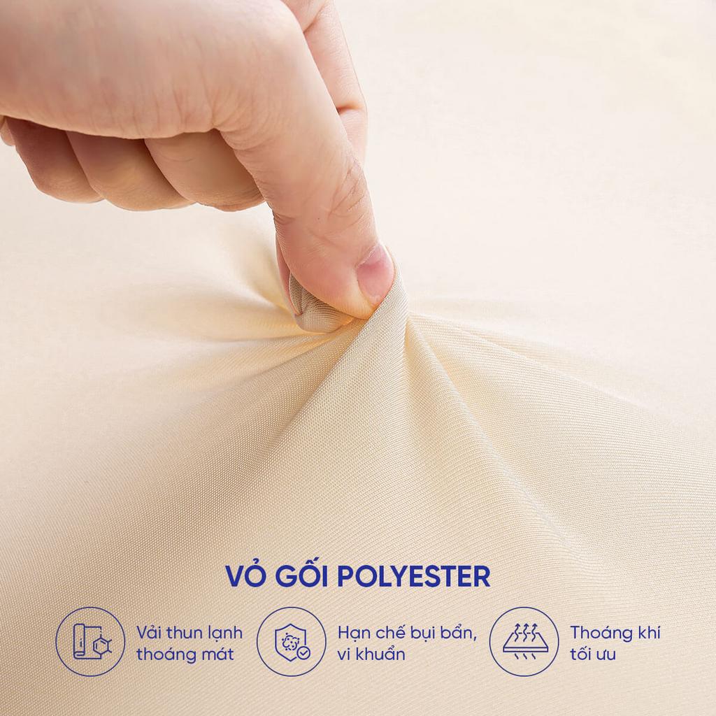 Gối cao su Gummi Purin 100% thiên nhiên công thái học