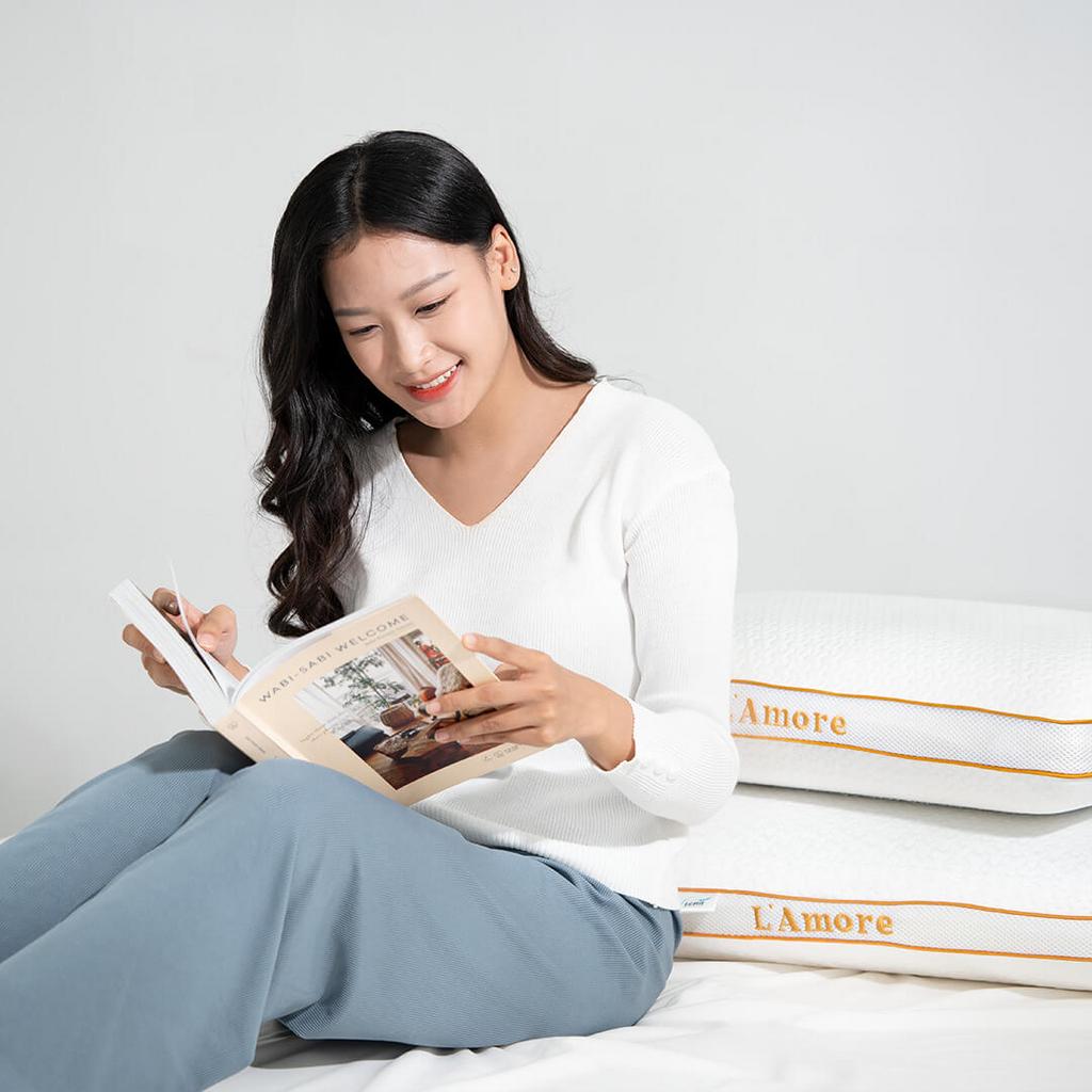 Gối memory foam Doona L'amore cool gel mát lạnh