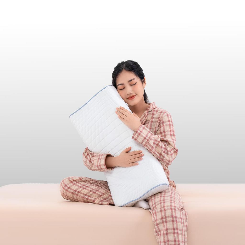 Gối foam Goodnight Nori 1.0 lượn sóng nâng đỡ cổ vai gáy
