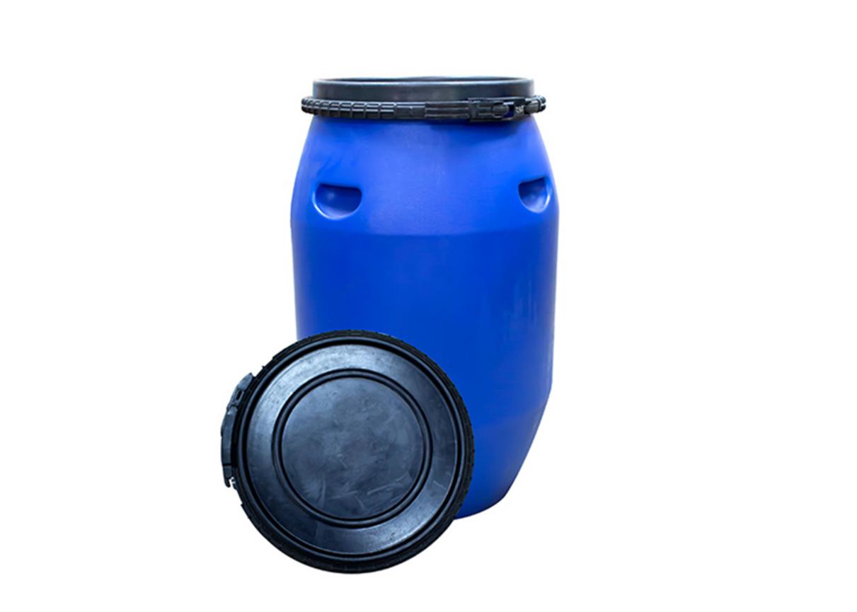 Thùng Phuy 120 lít — dung tích chuẩn, nắp kín và chất liệu HDPE bền bỉ.
