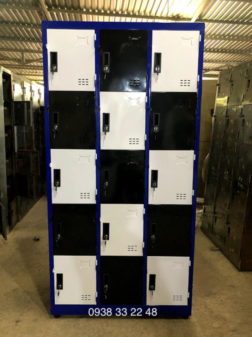 Tủ locker 15C3K-TYC — hàng chính hãng, hoàn thiện sơn tĩnh điện, phù hợp văn phòng, trường học và nhà máy.