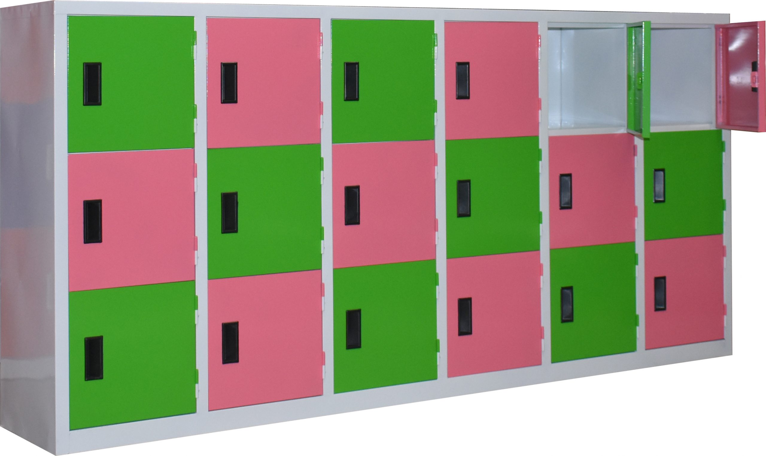 Tủ locker 18 ngăn dùng trong trường học