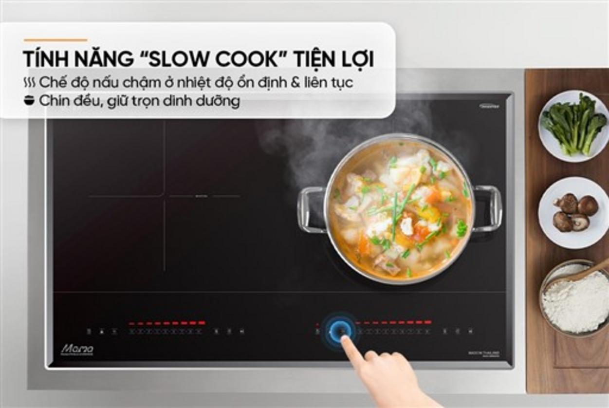 Booster 2200W/vùng — nấu siêu tốc.