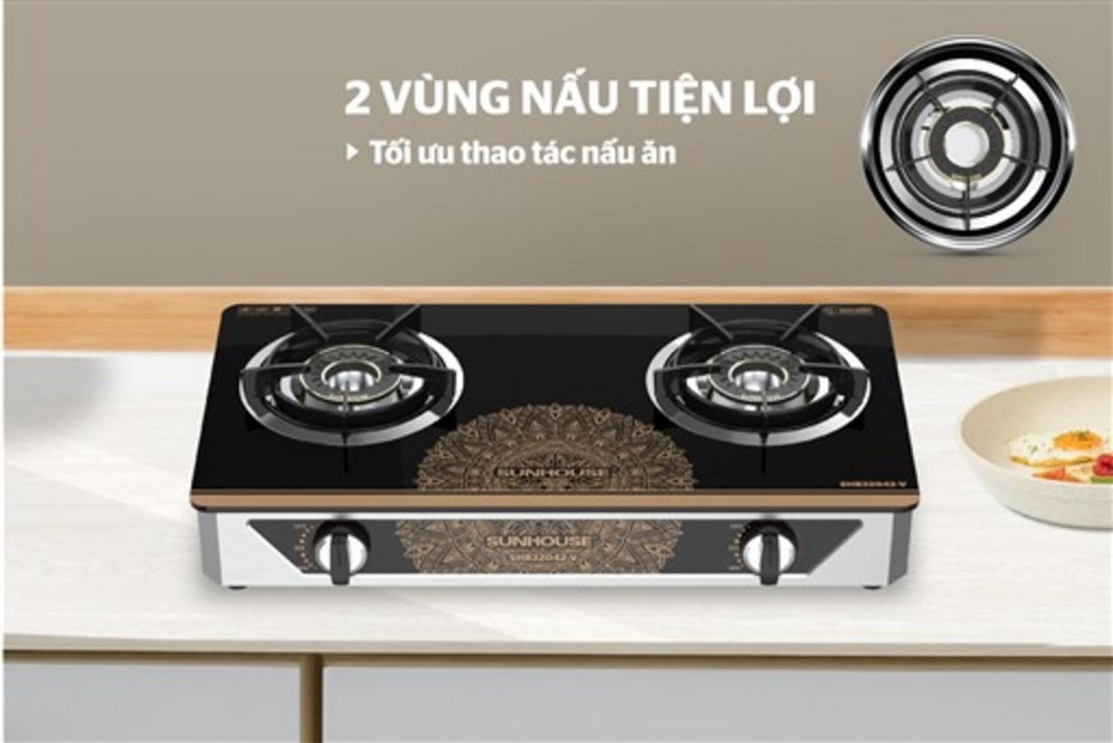 Kiềng 5 chân tráng men & khung bền bỉ cho nồi lớn.
