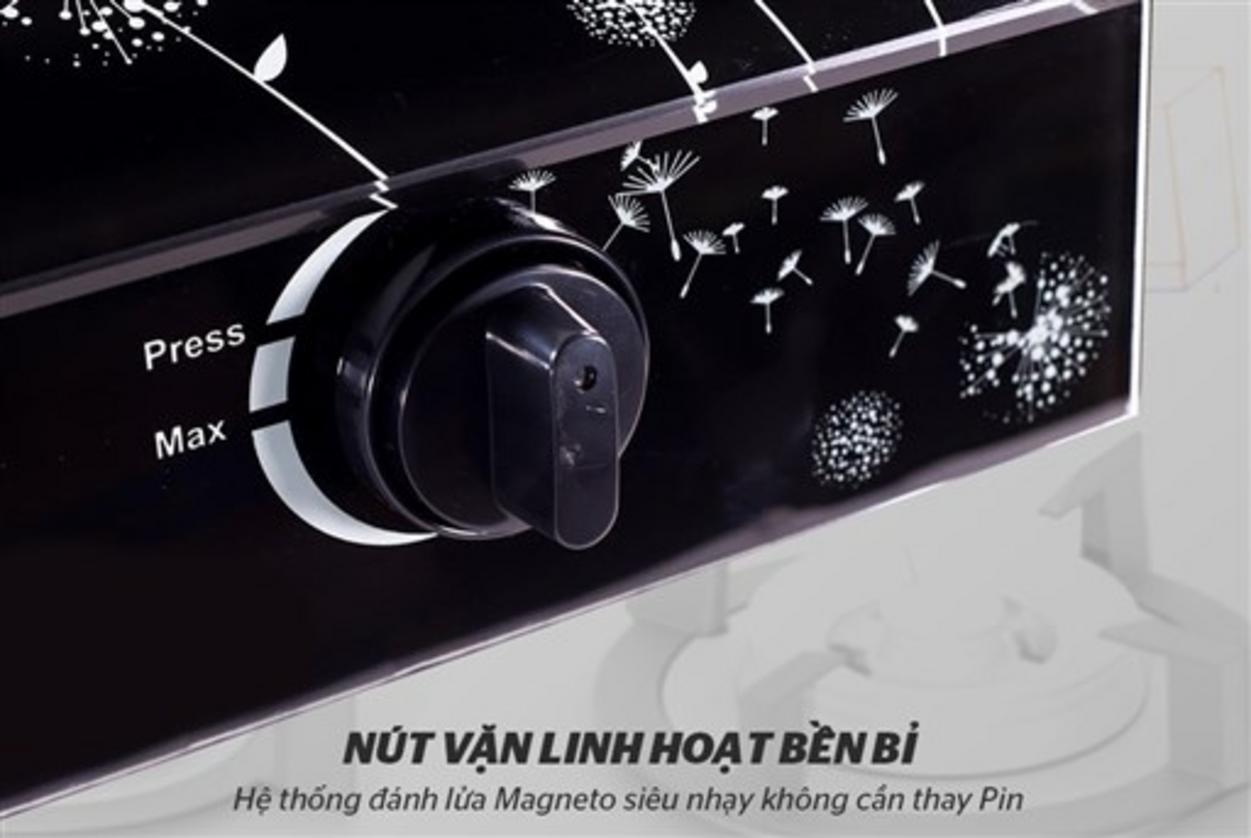 BẾP GAS DƯƠNG KÍNH SUNHOUSE SHB3365 — bếp đôi mặt kính 7mm, thiết kế sạch đẹp, phù hợp gian bếp gia đình.