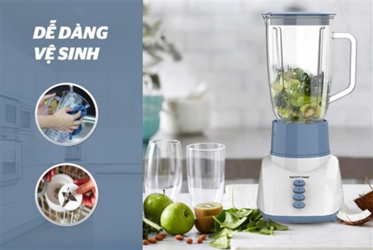 HAPPYTIME HTD5113G xanh — gọn nhẹ, 2 cối cho mọi nhu cầu bếp gia đình.