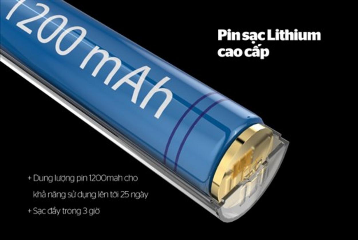 Tóm tắt nhanh: 3 chức năng, pin 1200mAh, điện 3000V, bảo hành 12 tháng.