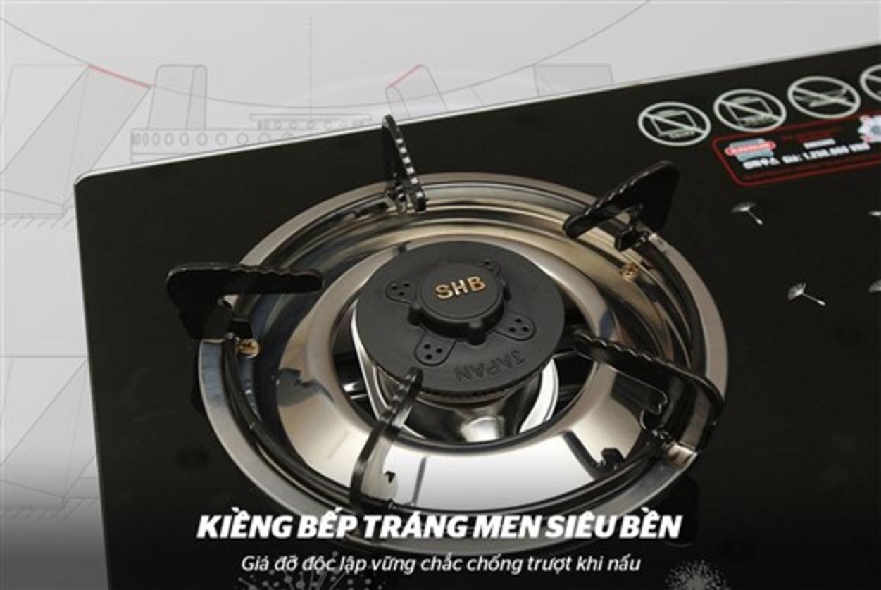 Kiềng thép tráng men tháo rời và họng inox 430 — bền & dễ vệ sinh.